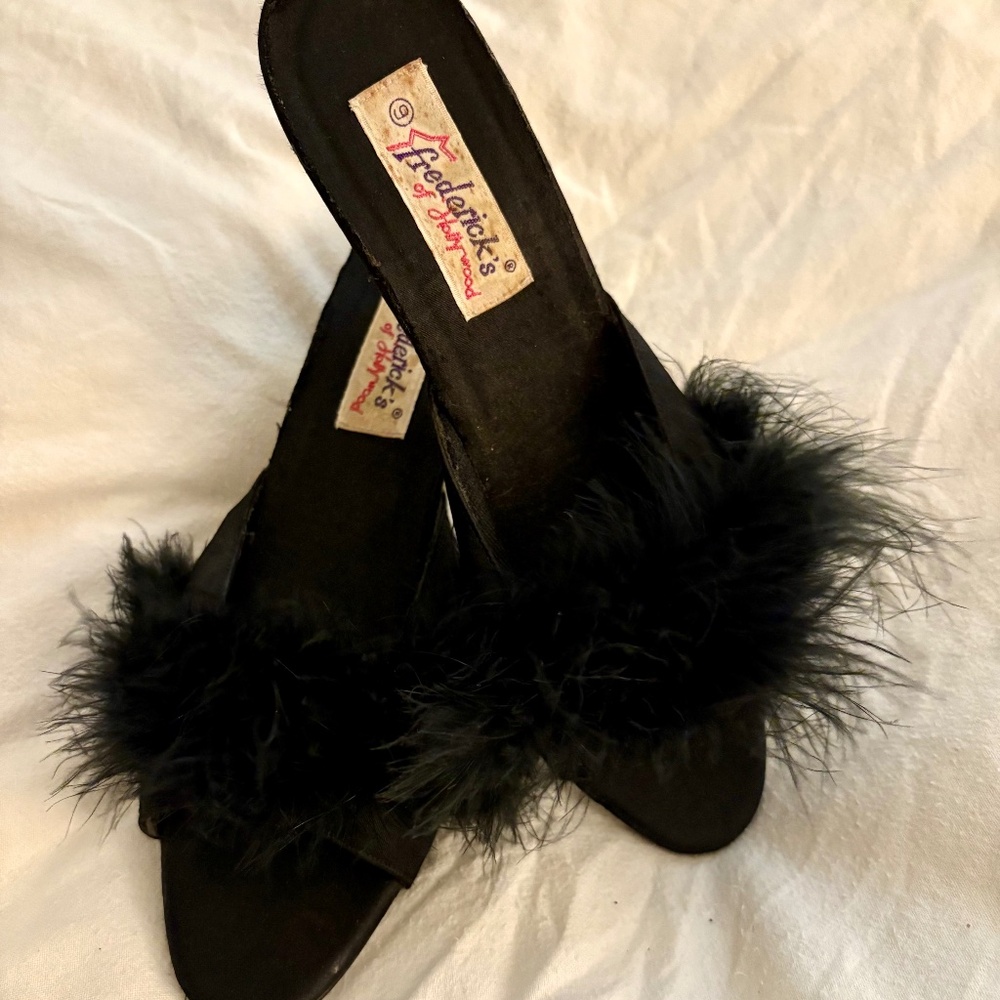 Vintage Frederick’s of Hollywood Satin Bedroom Slipper